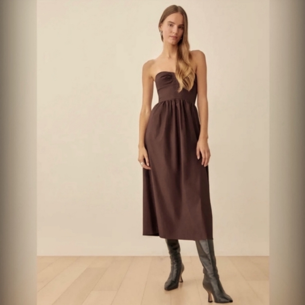 Reformation Buckley Corset Dress